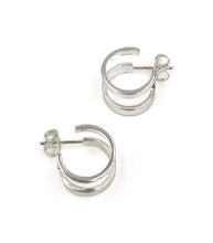 Load image into Gallery viewer, Gemelli Faux-Double Hoop Earrings