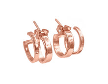 Load image into Gallery viewer, Gemelli Faux-Double Hoop Earrings