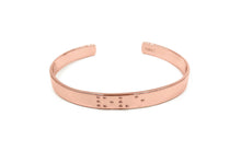 Load image into Gallery viewer, Love Is Blind Braille Cuff
