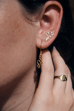 Load image into Gallery viewer, Serpent ear crawlers photographed on model