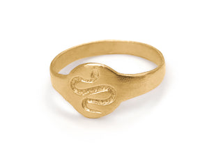 Serpent Signet Ring