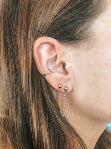 Photo of ear wearing ear cuff